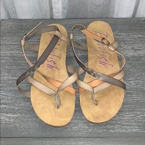Brown sandals